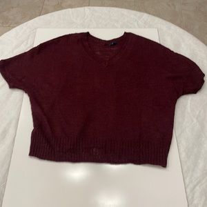GAP Short Sleeve V-Neck Sweater, Size XXL